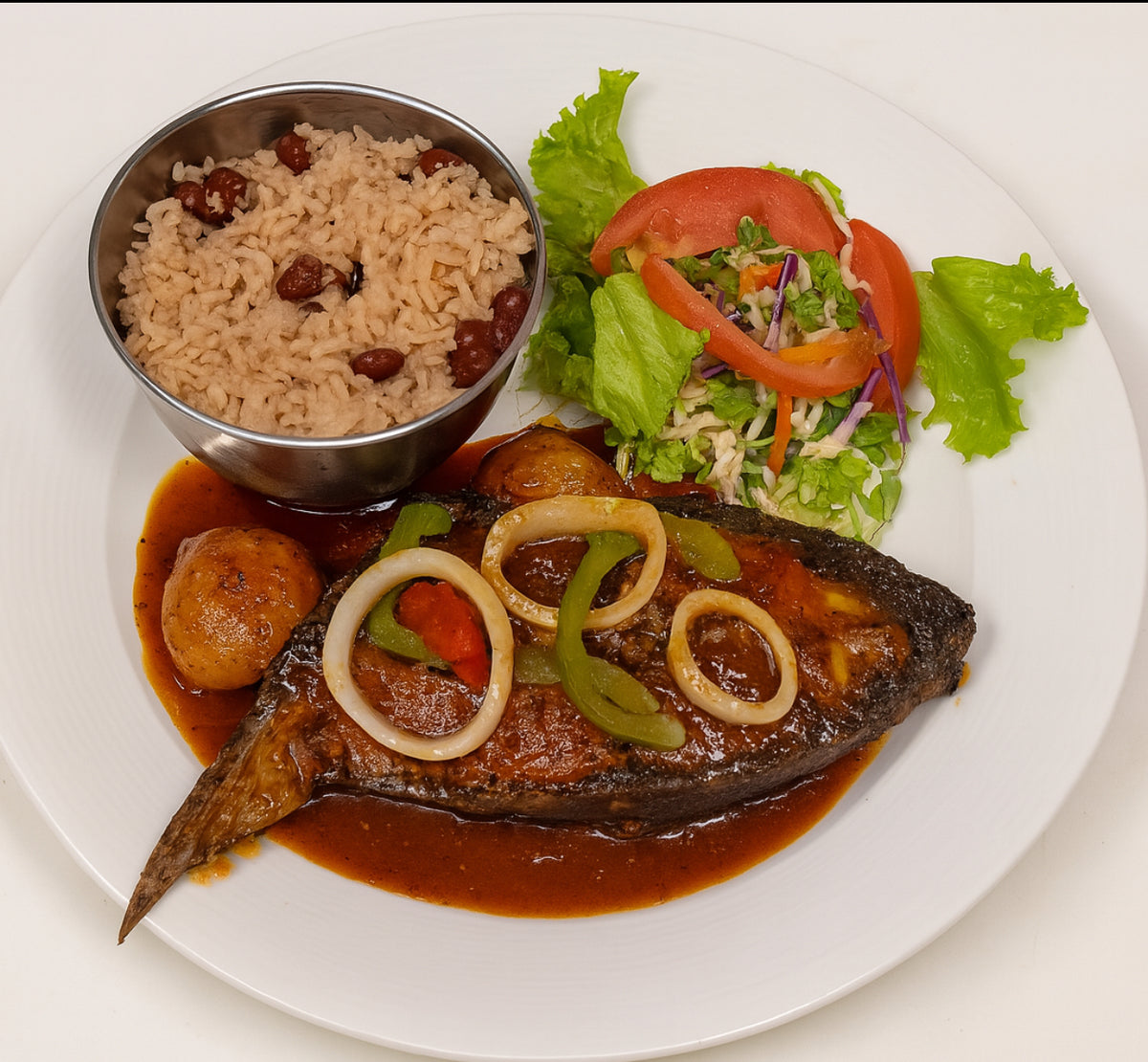 Brown Stew Fish
