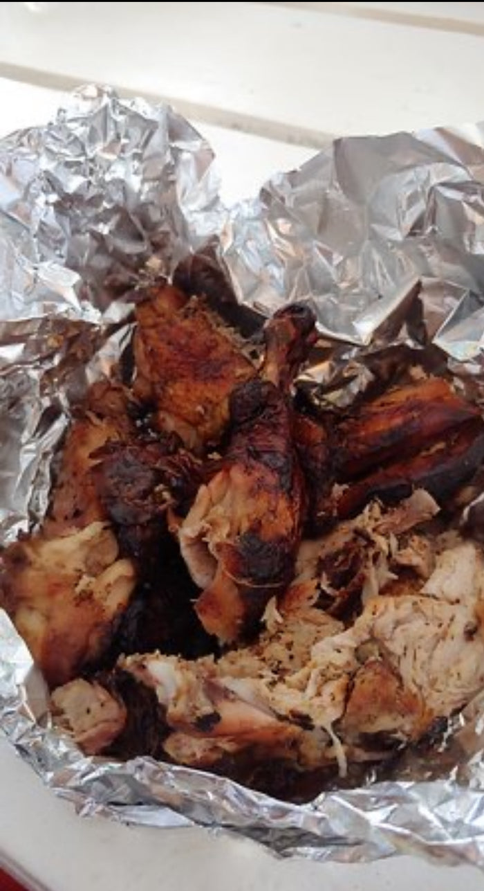 Serving of Jerk Pork