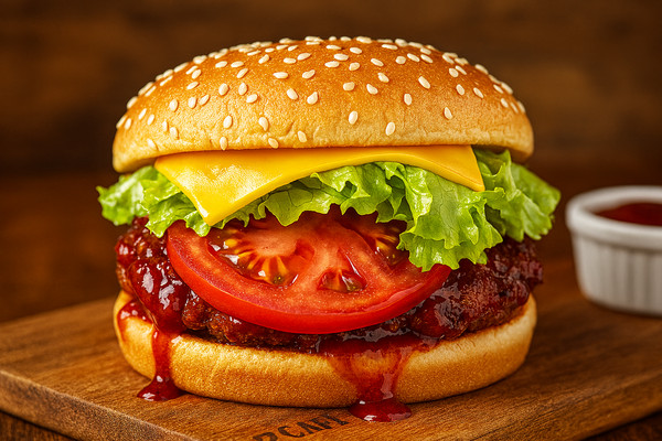 Burger - BBQ Chicken