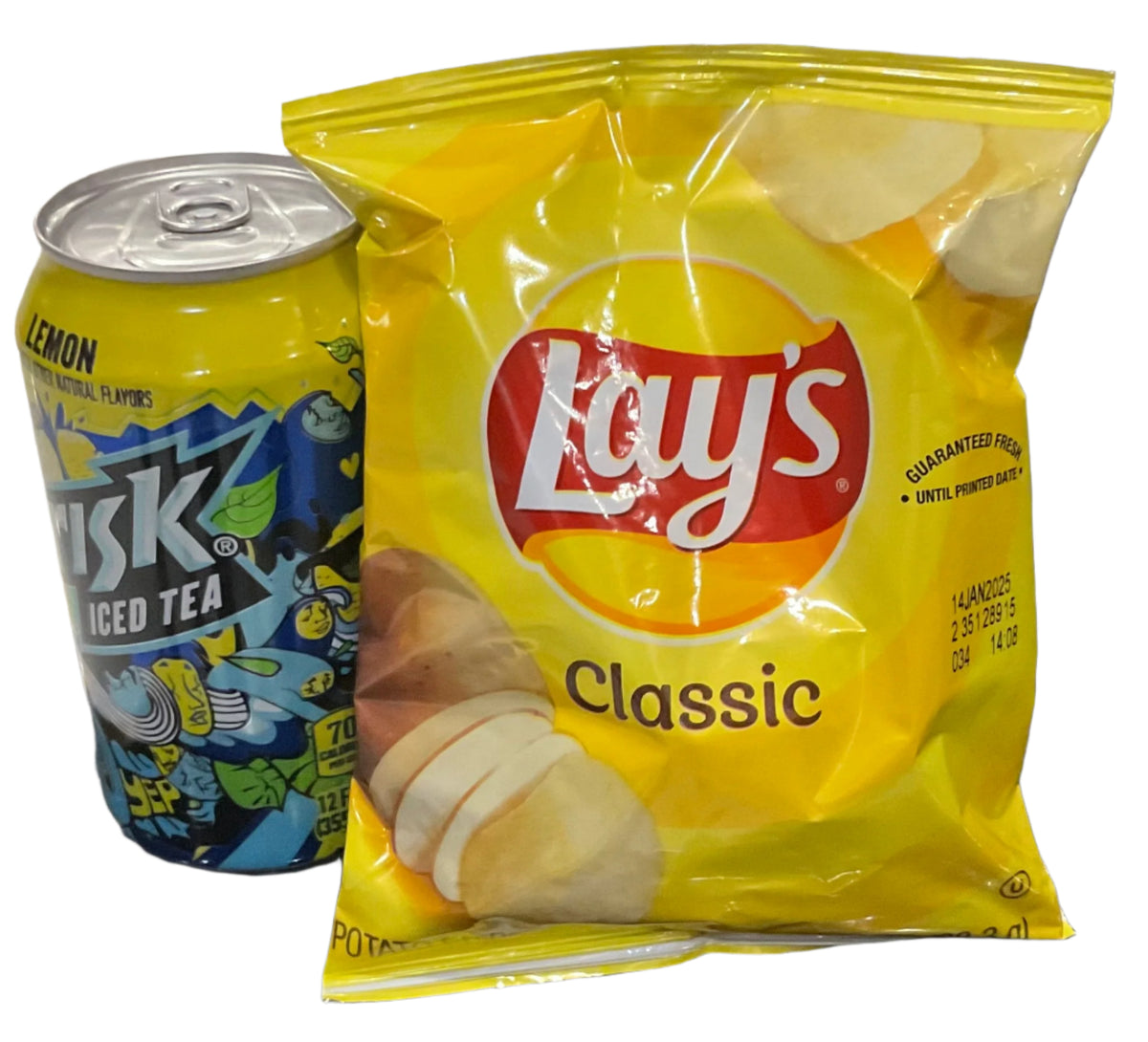 Can Soda and Lays