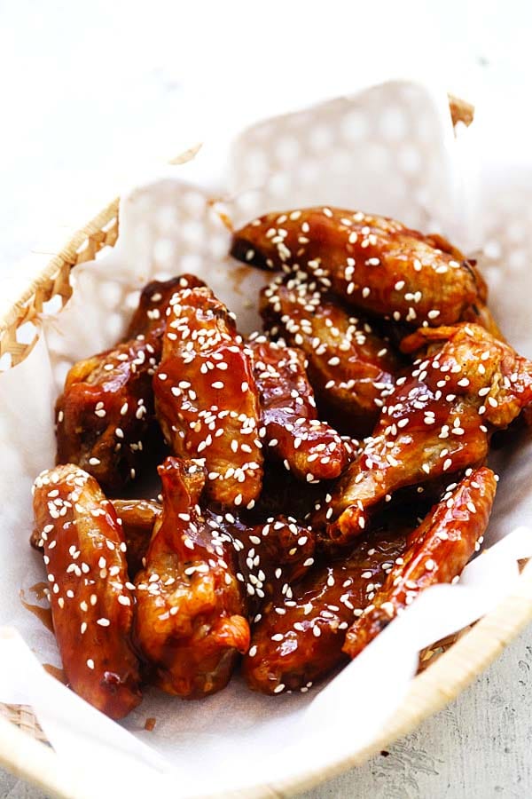 Wings only 6 pieces - Sesame BBQ